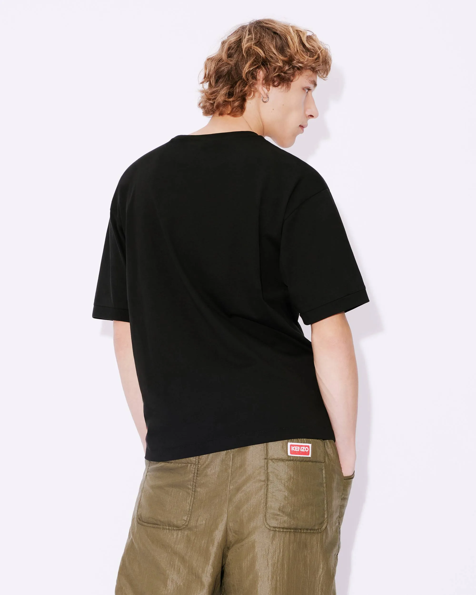 KENZO 24 New Year Limited Lucky Fish LOGOT T-shirt Color: White Black Size: M L XL XXL Three Standards Style Number: K 90